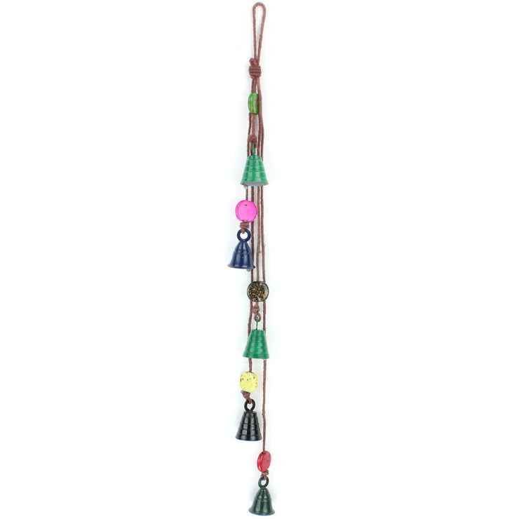 Hanging Mobile Decoration String - Bells - Brown String