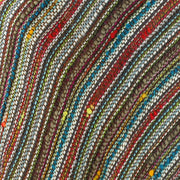 Stripe Crochet Poncho Short - Multi/Black