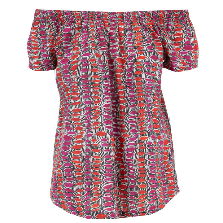 Off The Shoulder Summer Top - Colour Burst