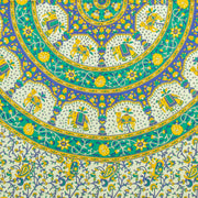 Block Printed Mandala Wall Hanging - Fern
