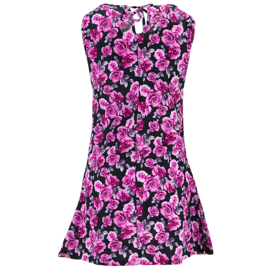 Modern Mini Dress - Crimson Rose