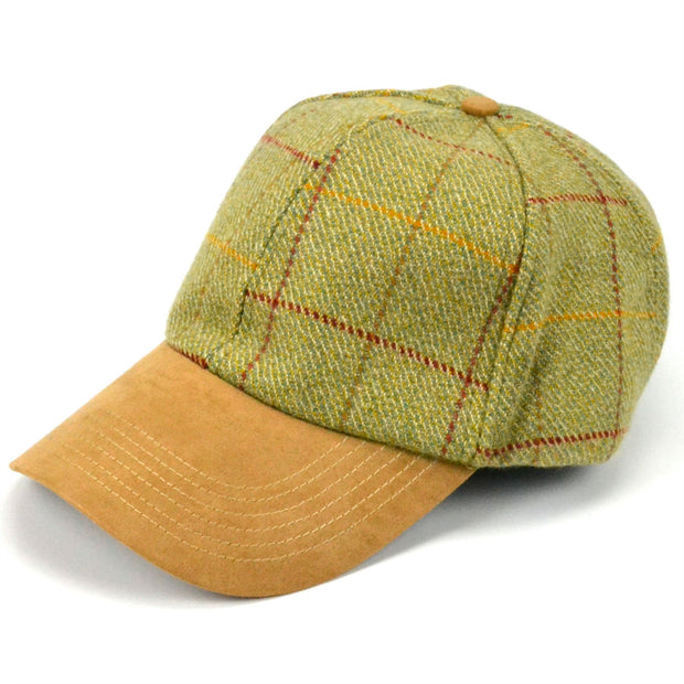 DuPont Teflon Coated Tweed Baseball Cap - Light Green