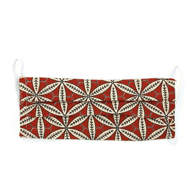 100% Cotton Handmade Pleated Face-Mask