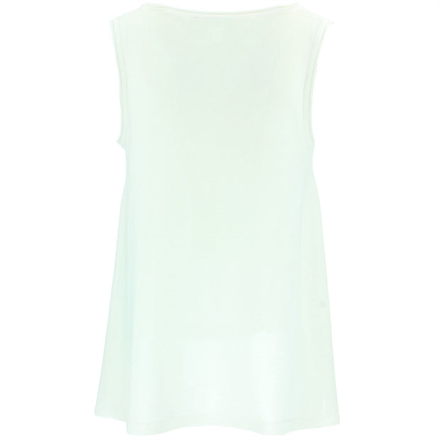 Sleeveless Knitted Top - Off White