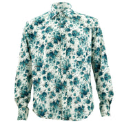 Regular Fit Long Sleeve Shirt - Mint Roses