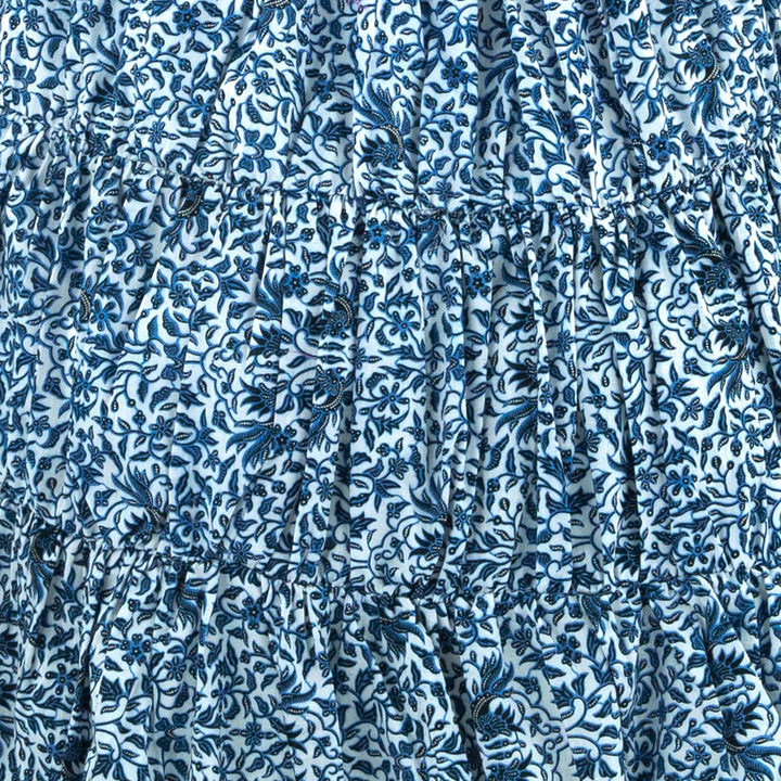 Tier Drop Summer Dress - Japanese Flower