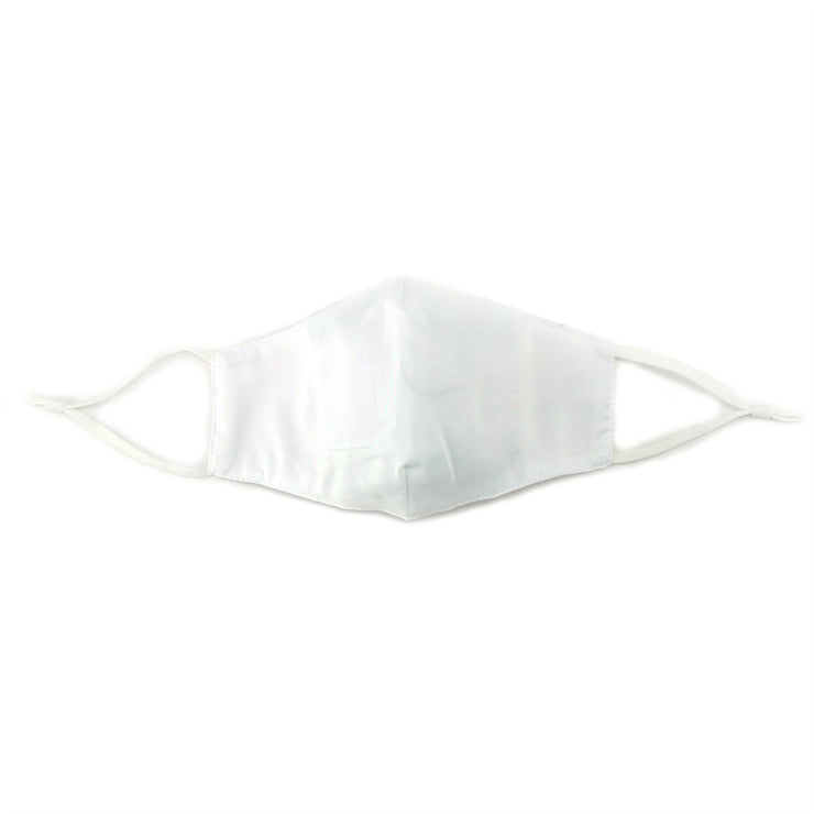 Printed Face Mask - White