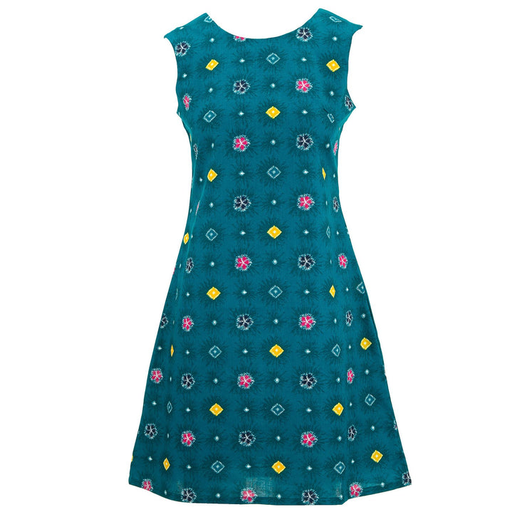 Nifty Shifty Dress - Blue Explosion