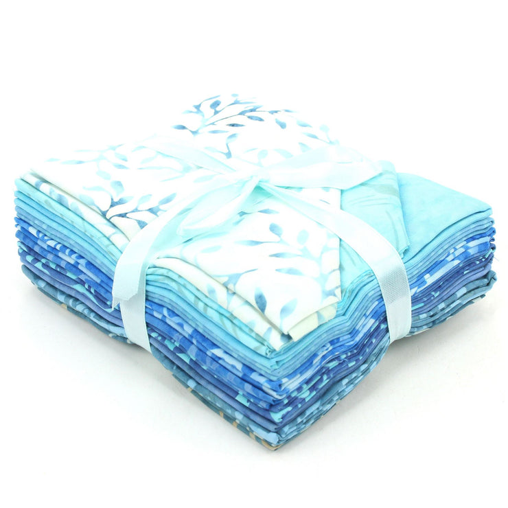 Fat Quarter - 10 Pieces of 19" x 20" Cotton Batik