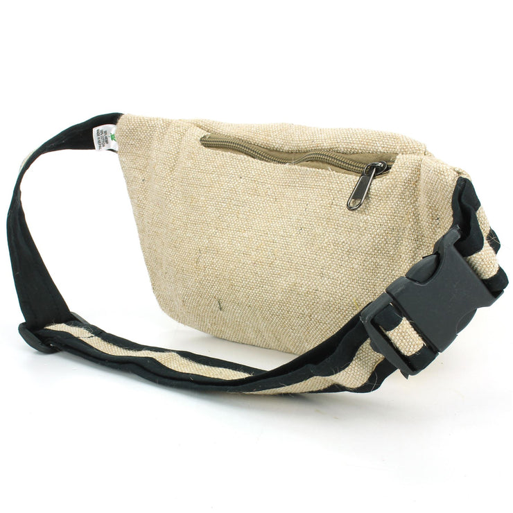 Handmade Natural Hemp Bag - Bumbag