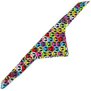 Bandana Face Cover Mask - Peace Sign Rainbow