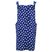 Chic Tea Shift Dungaree Dress - Stars