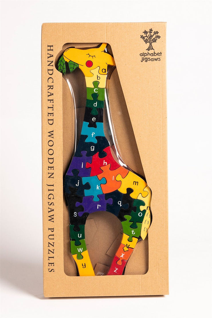 Giraffe alphabet puzzle on sale