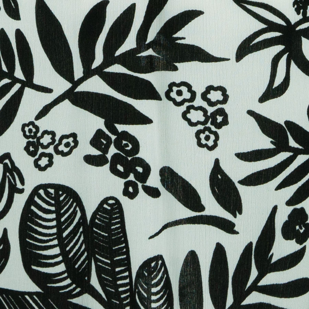 Shirred Comfy Dress - Mono Hibiscus