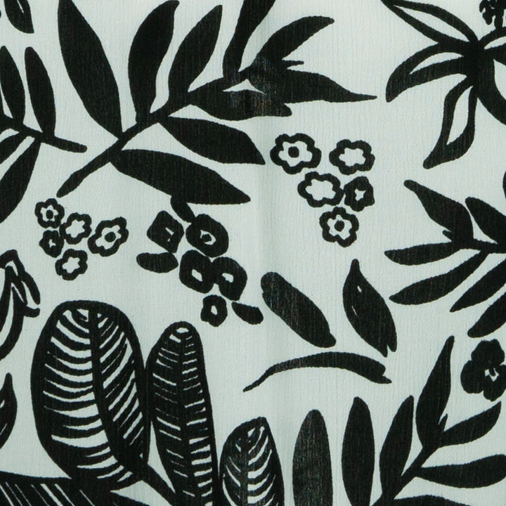 Shirred Comfy Dress - Mono Hibiscus