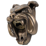 Wall Mounted Character Bottle Opener - Bulldog (Bronze)