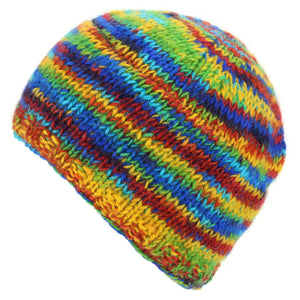 Wollstrickmütze – SD-Regenbogen