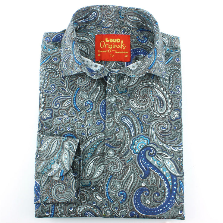 Tailored Fit Long Sleeve Shirt - Floral Paisley
