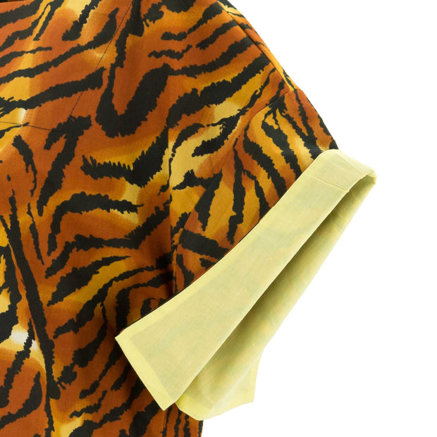 Modern Kimono Pocket Dress - Tiger