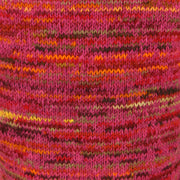 Space Dye Chunky Wool Knit Hooded Cardigan Jacket - Pink