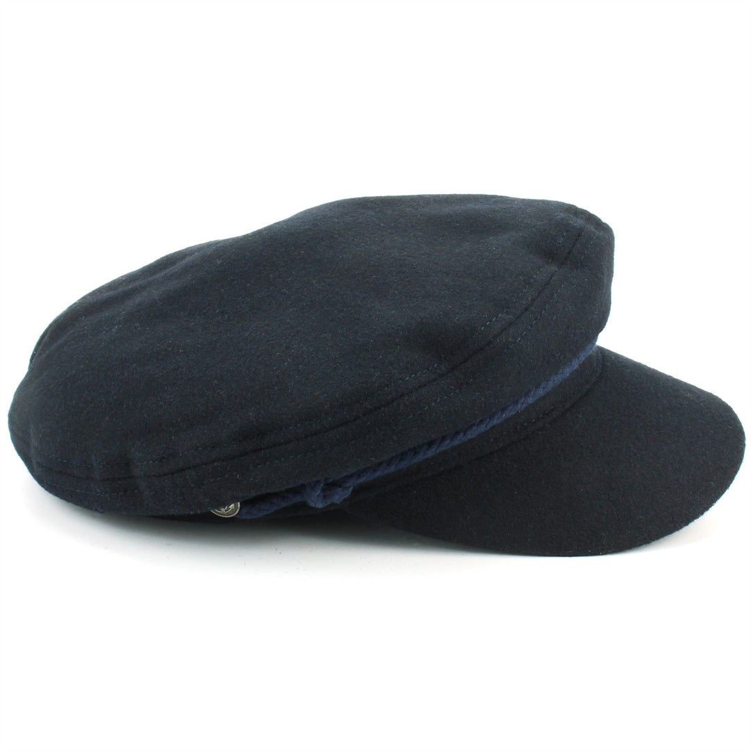 Cord Captain's Breton Cap - Navy