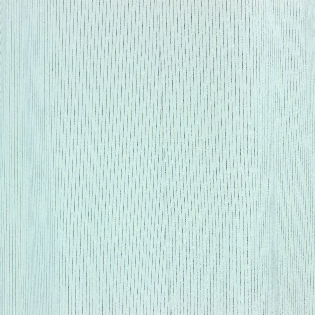 Woven A-Line Dress - White Stripe