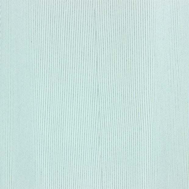 Woven A-Line Dress - White Stripe