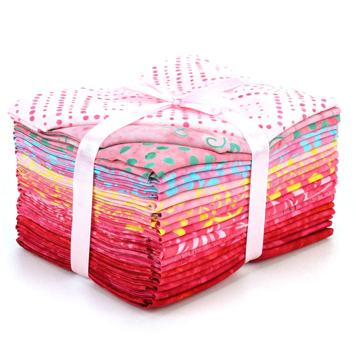 Fat Quarter - 20 Pieces of 19" x 20" Cotton Batik