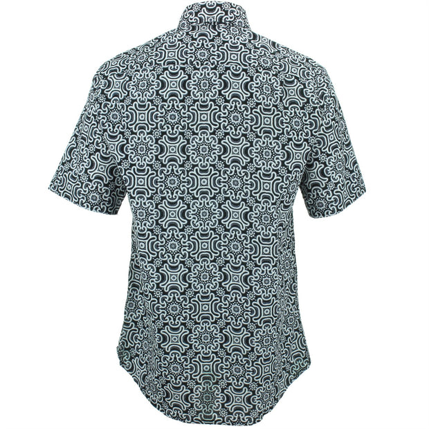 Regular Fit Short Sleeve Shirt - Tribal Fret