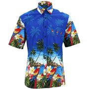Regular Fit Short Sleeve Shirt - Paradise Parrot