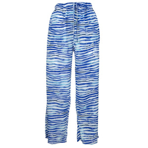 Pantalon ample d'été - bleu vague