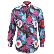 Tailored Fit Long Sleeve Shirt - Floral Wash