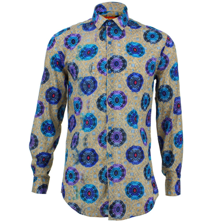 Tailored Fit Long Sleeve Shirt - The Eye of the Kaleidoscope
