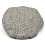 Classic Herringbone country flat cap - Brown & beige