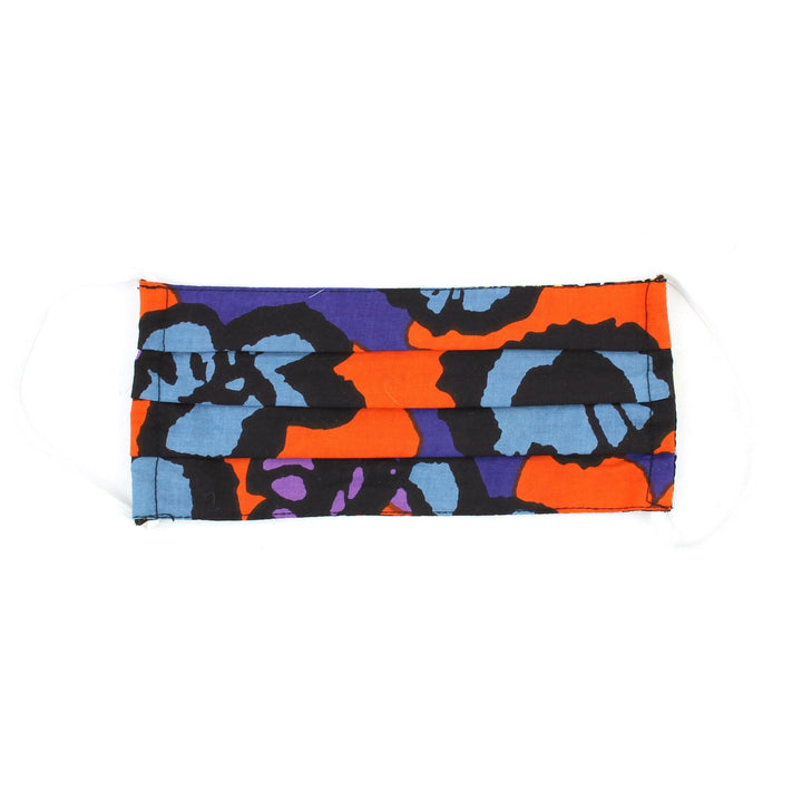 100% Cotton Handmade Pleated Face-Mask