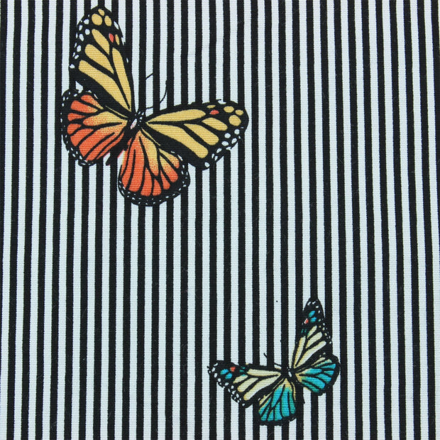 Regular Fit Short Sleeve Shirt - Butterfly Stripes