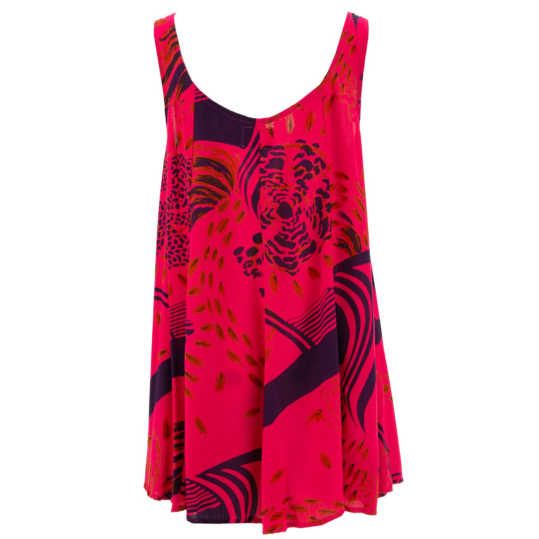 Floaty Dolly Dress - Vibrant Abstract