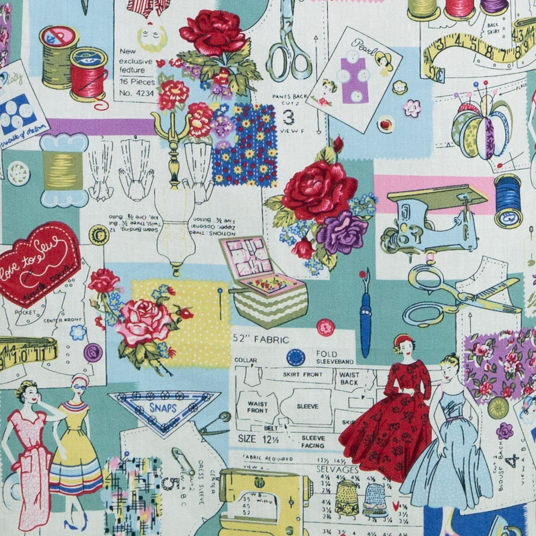 Nifty Shifty Dress - Vintage Sewing Sketch
