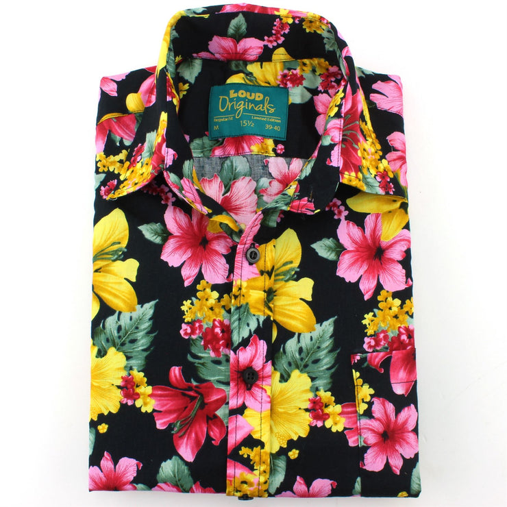 Regular Fit Short Sleeve Shirt - Lilies