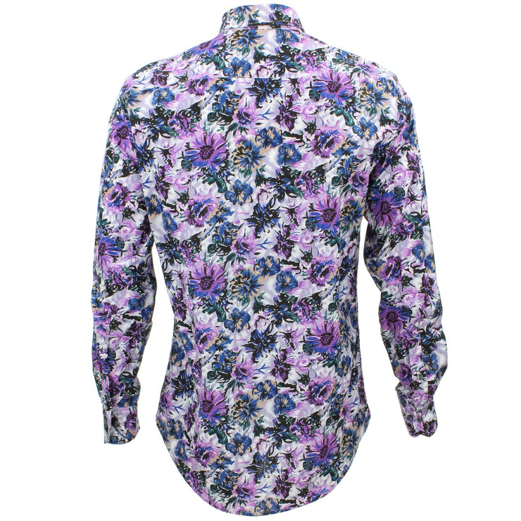 Tailored Fit Long Sleeve Shirt - Watercolour Floral