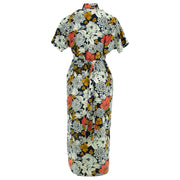 Mandarin Maxi Dress - Super Floral