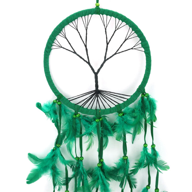 Dreamcatcher - Tree of Life 22cm Green