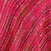 Stripe Crochet Poncho Long - Pink