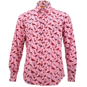 Regular Fit Long Sleeve Shirt - Flamingos