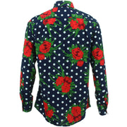 Regular Fit Long Sleeve Shirt - Polka Floral
