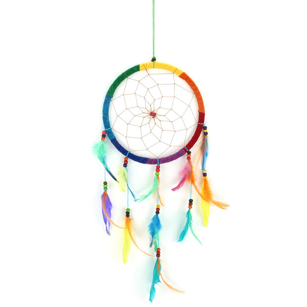 Dreamcatcher - Spiral 16.5cm Rainbow