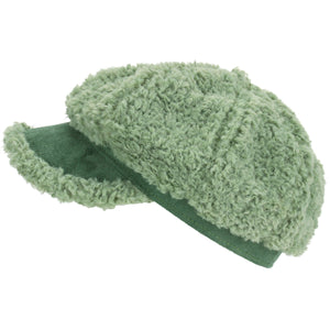 Macahel blødt håndklæde sherpa toppet kasket - grøn