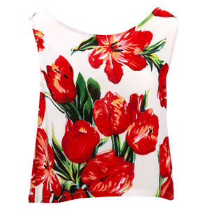 Box top - tulipan rød
