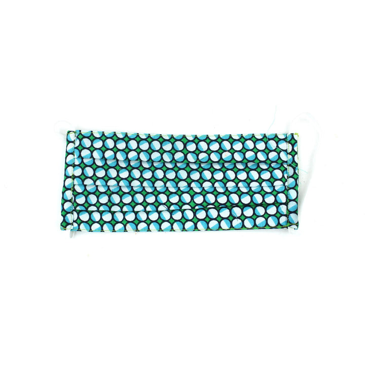 100% Cotton Handmade Pleated Face-Mask