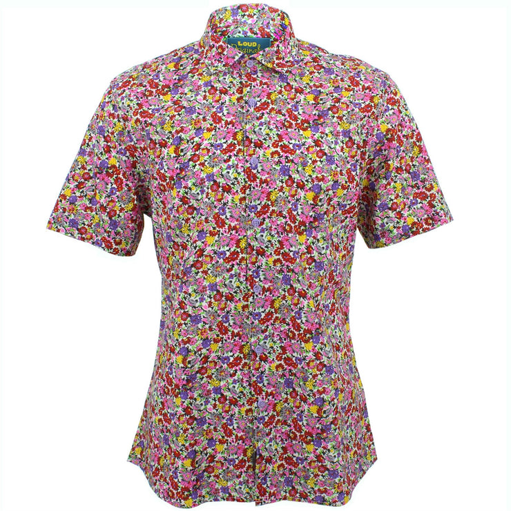 Slim Fit Short Sleeve Shirt - Ditzy Floral
